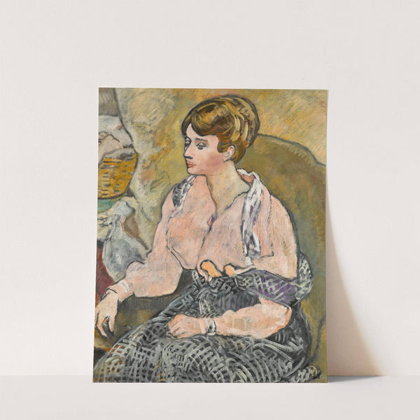 Jeune femme au chemisier rose by Louis Valtat