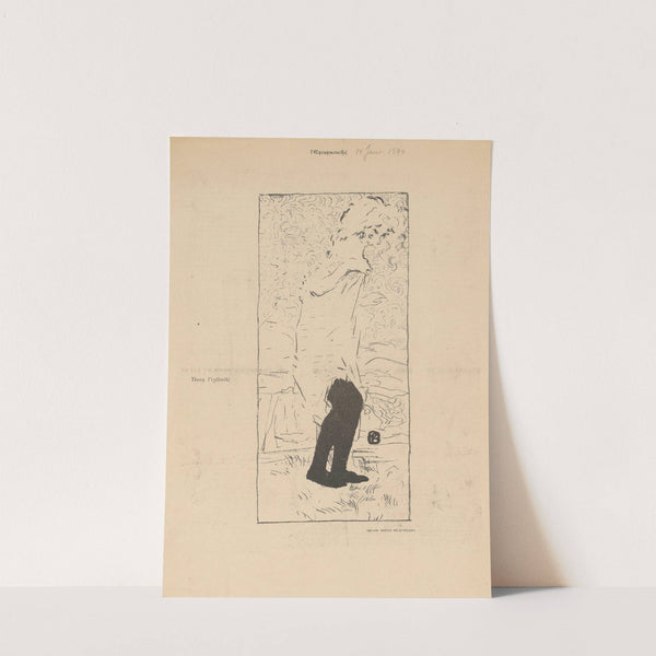 Jeune femme aux bas noirs (1893) by Pierre Bonnard