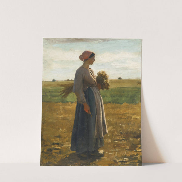 Jeune femme dans les champs (1864) by Jules Breton