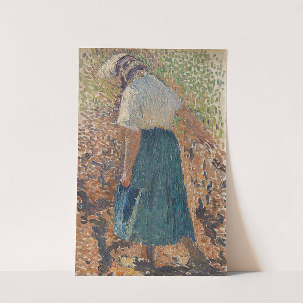 Jeune femme dans les vignes by Henri Martin