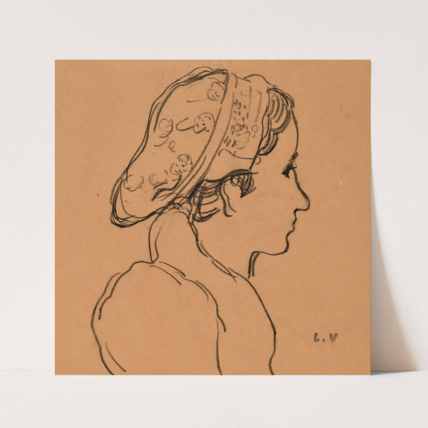 Jeune femme de profil au bonnet (1898) by Louis Valtat