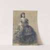 Jeune femme en crinoline by Constantin Guys