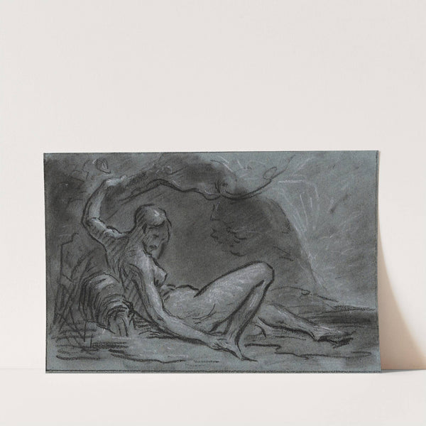 Jeune femme nue allongée by Pierre-Paul Prud'hon