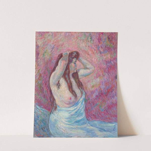 Jeune femme nue drapée (1900) by Armand Guillaumin