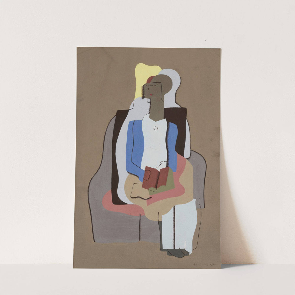 Jeune fille assise (1924) by Georges Valmier