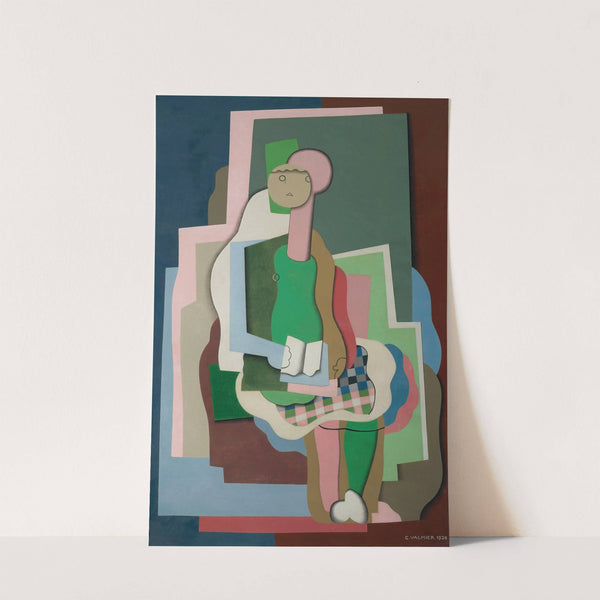 Jeune fille assise (Portrait de la fille de l’artiste) (1926) by Georges Valmier