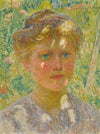 Jeune fille aux cheveux blonds