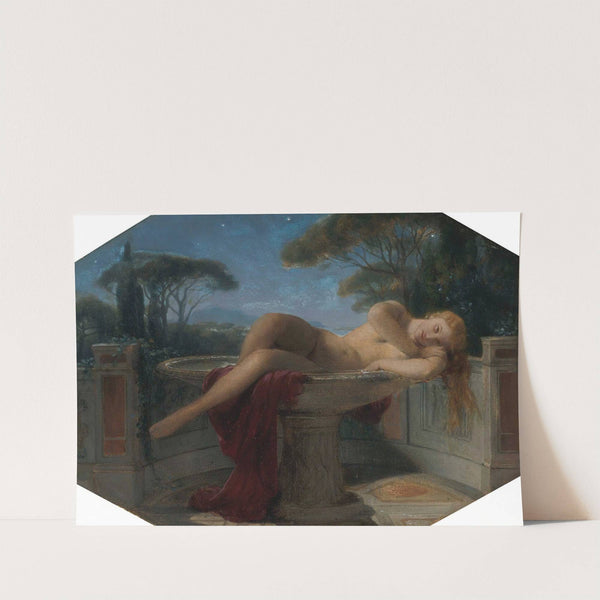 Jeune Fille Dans Une Vasque by Paul Delaroche