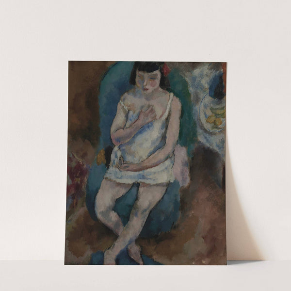 Jeune fille en chemise (1925) by Jules Pascin