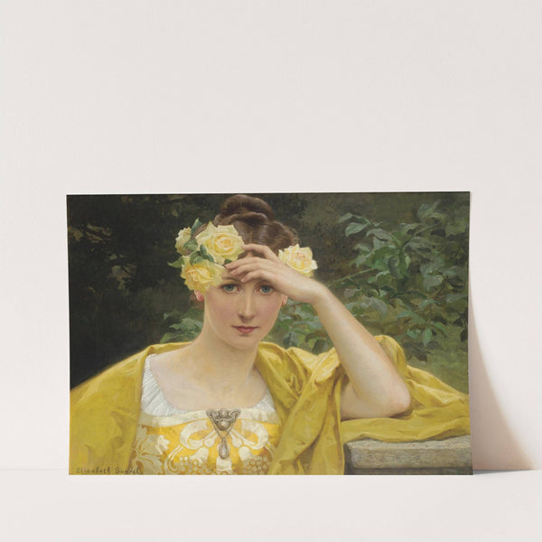 Jeune fille en jaune by Elisabeth Sonrel