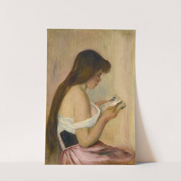 Jeune fille lisant by Pierre-Auguste Renoir