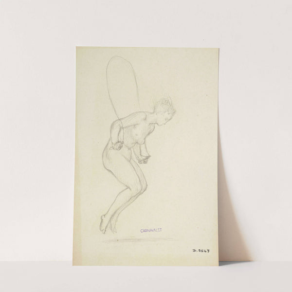 Jeune fille sautant à la corde by Louis Candide Boulanger