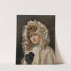 Jeune fille tenant un loup by Raimundo de Madrazo y Garreta