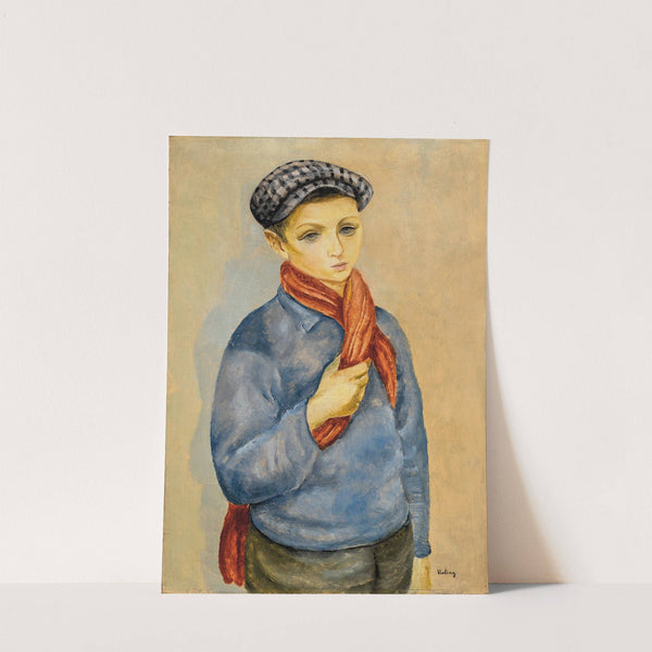 Jeune garçon à la casquette by Moïse Kisling