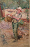 Jeune garçon au panier