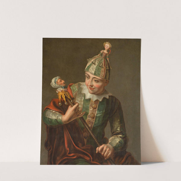 Jeune garçon en costume de folie by Philippe Mercier