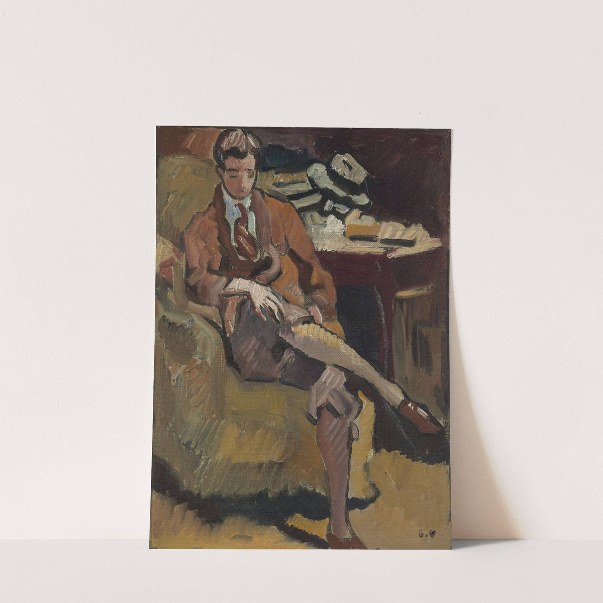 Jeune homme au fauteuil by Louis Valtat