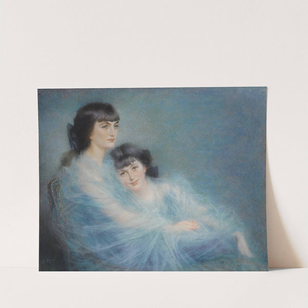 Jeune mère et sa fille (1900) by Lucien Lévy-Dhurmer