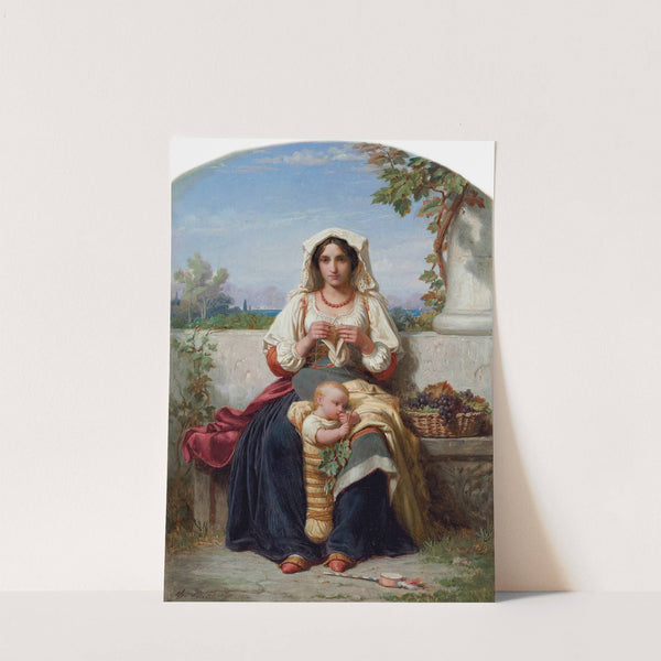 Jeune Mère Italienne by Charles François Jalabert