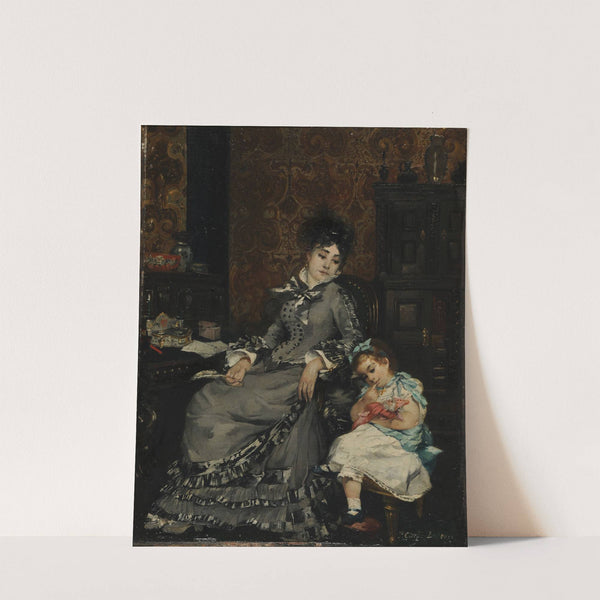 Jeune mère by Pierre Carrier-Belleuse