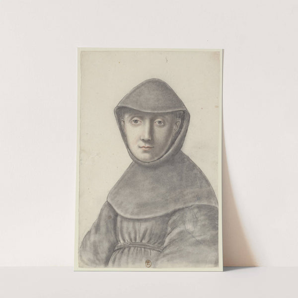 Jeune religieux encapuchonné, vu de face by Nicolas Lagneau