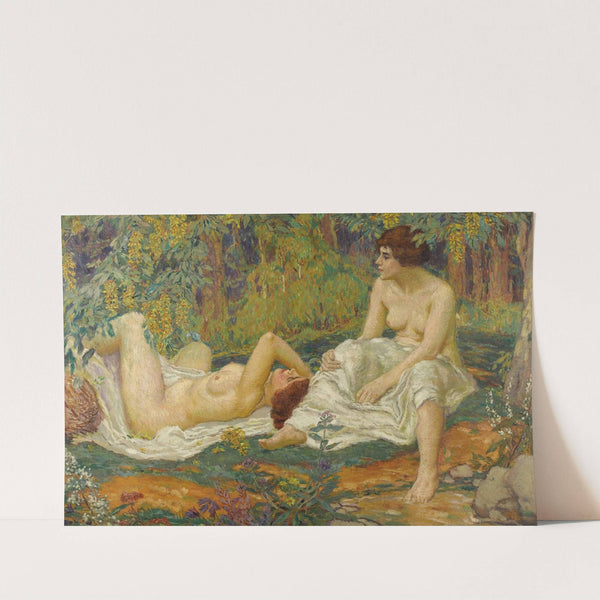 Jeunes Femmes au Jardin by Karel Špillar