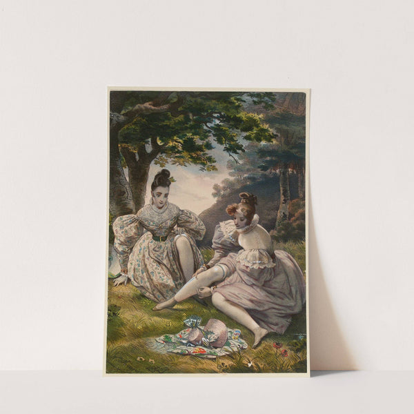 Jeunes femmes dans la campagne (1834) by Nicolas Eustache Maurin