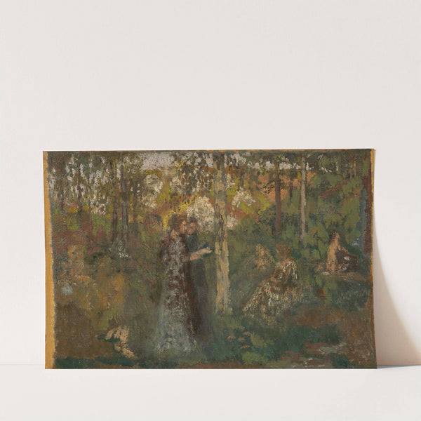 Jeunes femmes dans un sous bois by Ker-Xavier Roussel