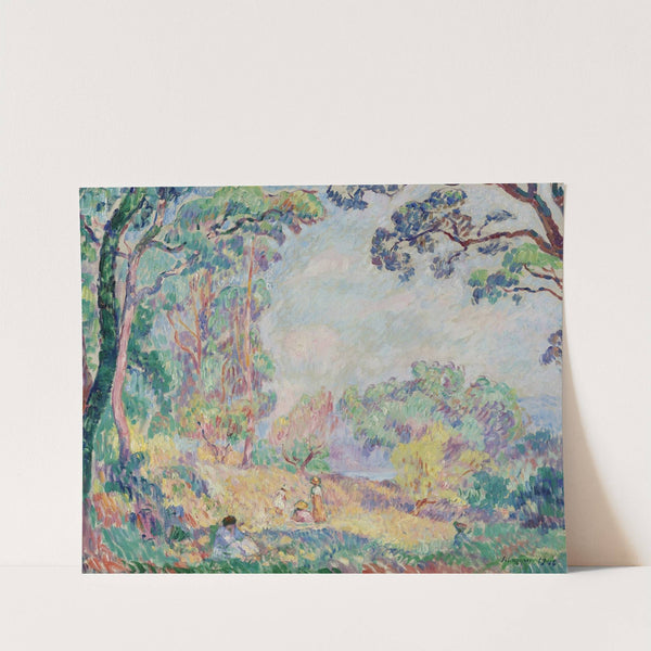 Jeunes Femmes Et Fillettes Dans Un Paysage (1906) by Henri Lebasque