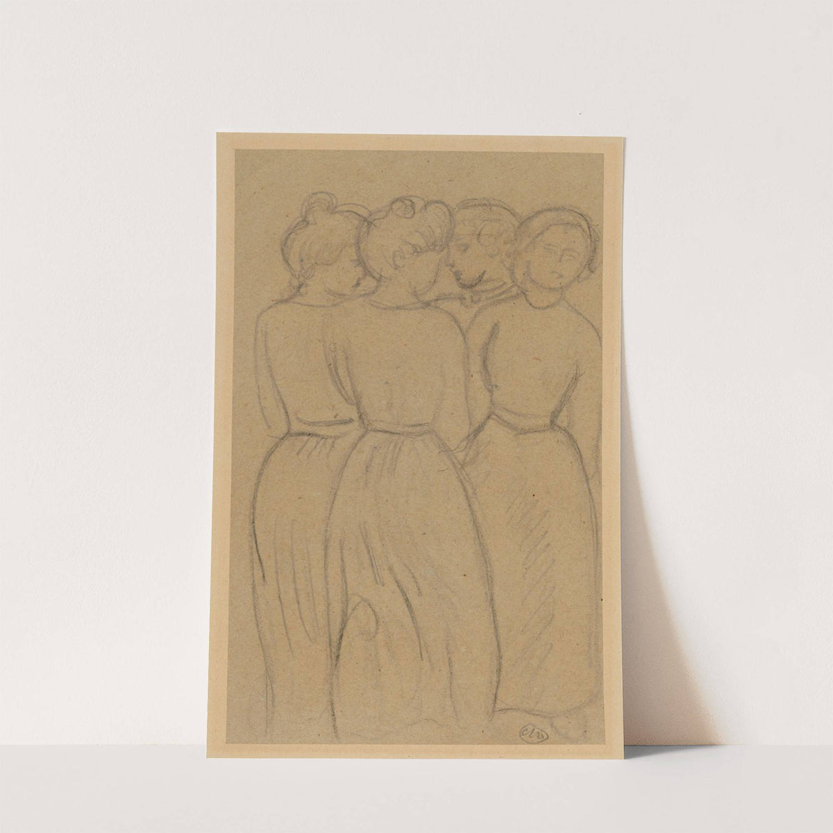 Jeunes filles by Aristide Maillol