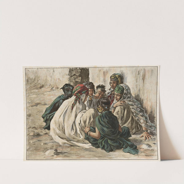 Jeux de Fillettes à Laghouat (1899) by Étienne Dinet