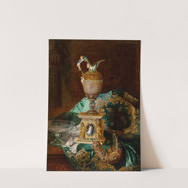 Jeweled still life by Blaise-Alexandre Desgoffe