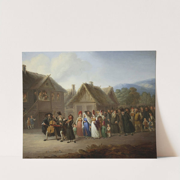 Jewish wedding by Wincenty Smokowski