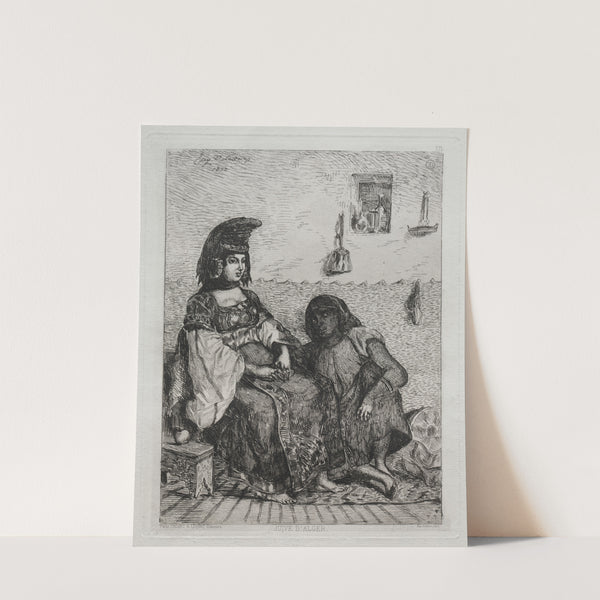 Jewish Woman of Algiers (1833) by Eugène Delacroix