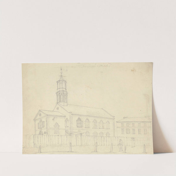 Jews synagogue in Charleston by John Rubens Smith