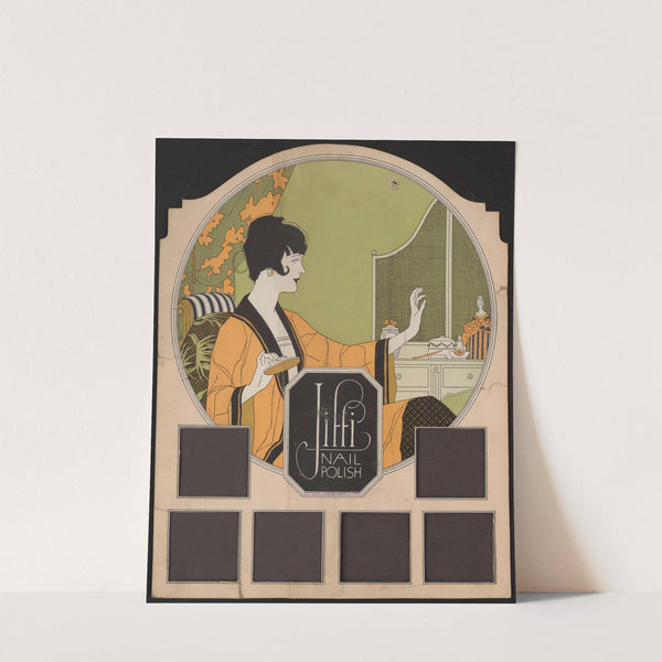 Jiffi nail polish (1922) by Grace D. Earl
