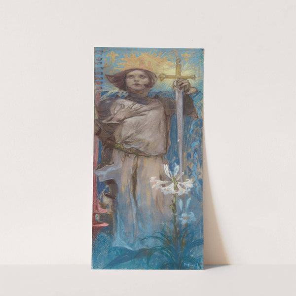 Joan of Arc. Apparition (1908-1909) by Alphonse Mucha