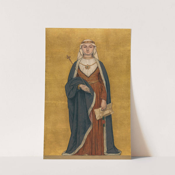 Joan of Flanders, Daughter of Baldwin of Constantinople (1889) by Albert Frans Lieven De Vriendt