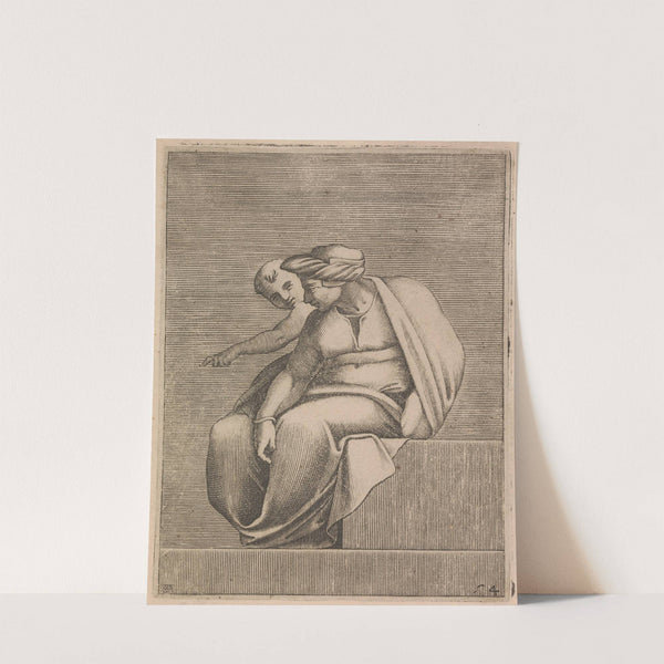 Joatham, Ancestor of Christ by Adamo Scultori