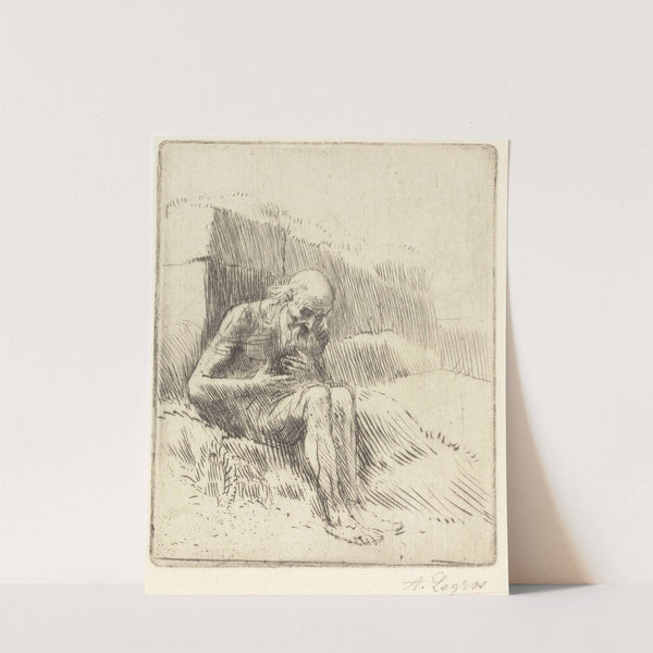 Job, 2nd plate by Alphonse Legros