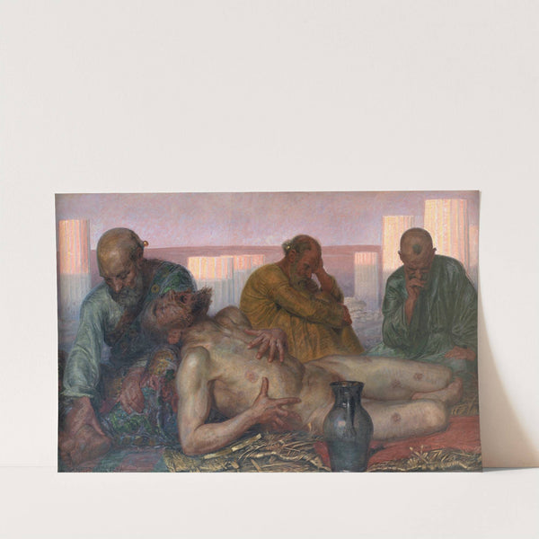 Job and His Friends (1886 - 1887) by Kristian Zahrtmann