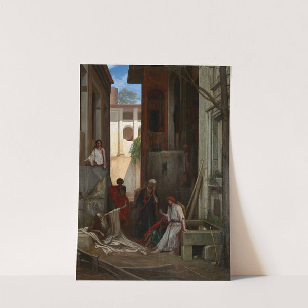 Job and His Friends (c. 1852) by Alexandre-Gabriel Decamps