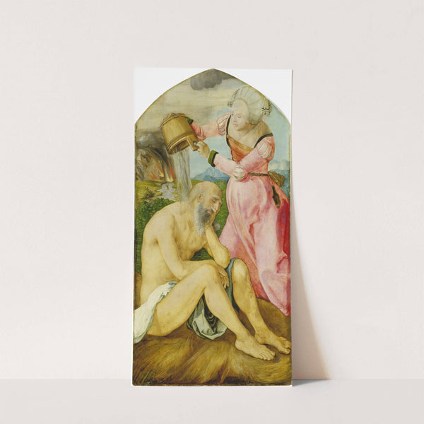 Job on the Dungheap (ca 1505) by Albrecht Dürer