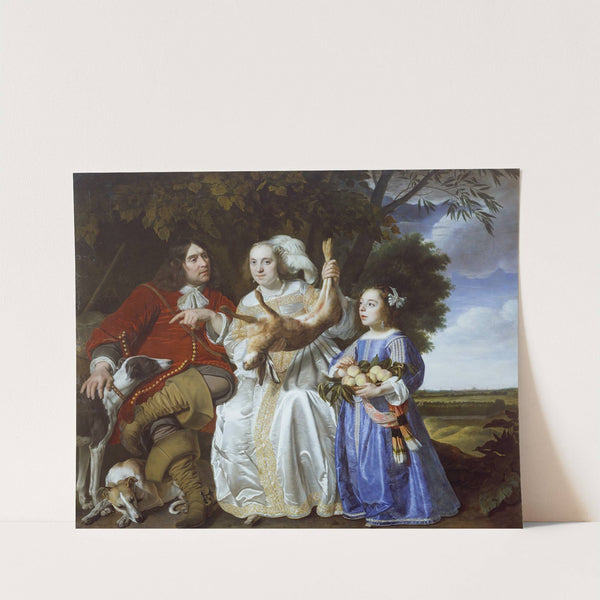 Jochem van Aras with his Wife and Daughter (1654) by Bartholomeus van der Helst