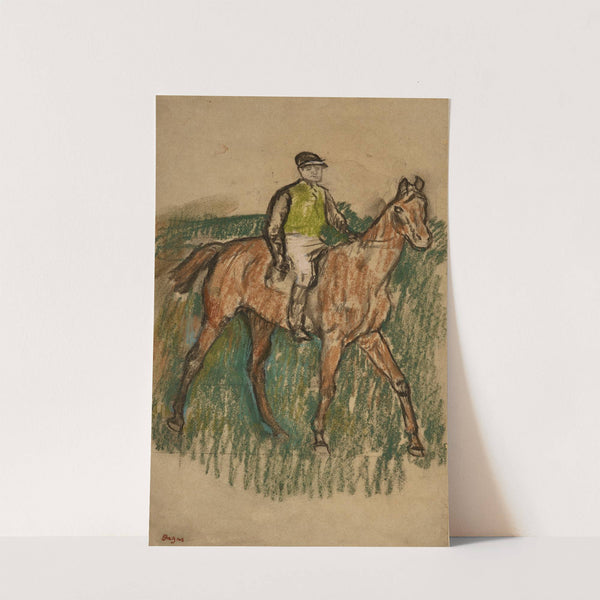Jockey à cheval (circa 1901) by Edgar Degas