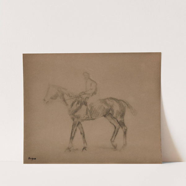 Jockey à cheval by Edgar Degas