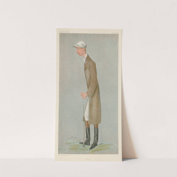 Jockeys; ‘Lester’, Lester Reiff, August 30, 1900 (1900) by Leslie Matthew Ward