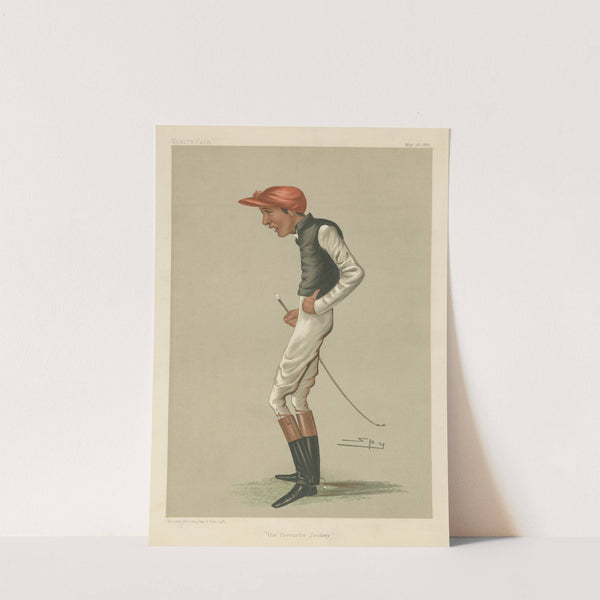 Jockeys; ‘The Favorite Jockey’, Fred Archer, May 28, 1881 (1881) by Leslie Matthew Ward