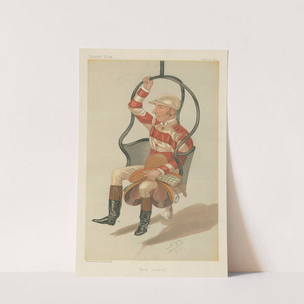 Jockeys; Tom Cannon, September 12, 1885 by Leslie Matthew Ward