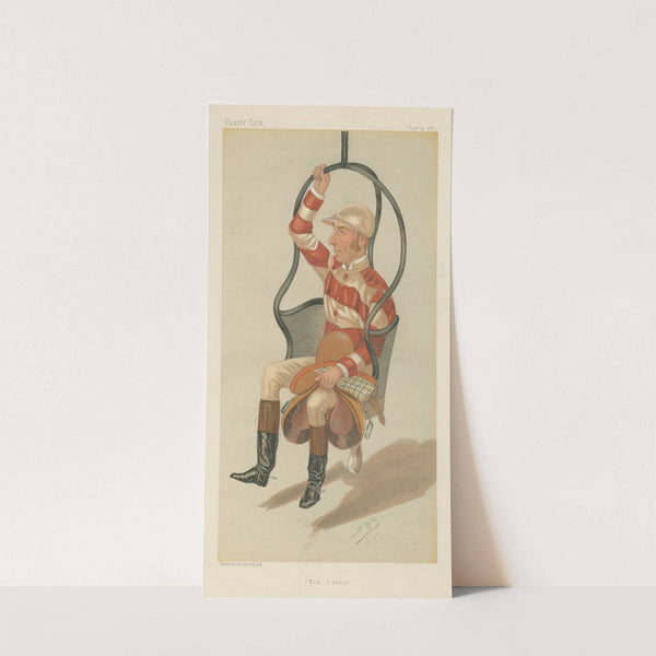 Jockeys; Tom Cannon, September 12, 1885 (1885) by Leslie Matthew Ward